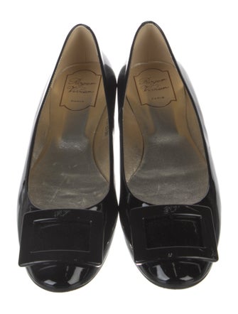 Roger Vivier Patent Leather Ballet Flats