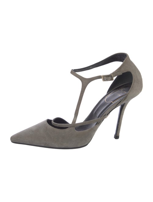 Roger Vivier Suede Slingback Pumps