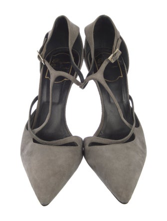 Roger Vivier Suede Slingback Pumps