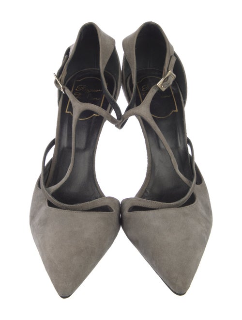 Roger Vivier Suede Slingback Pumps