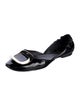 Roger Vivier Patent Leather D'Orsay Flats