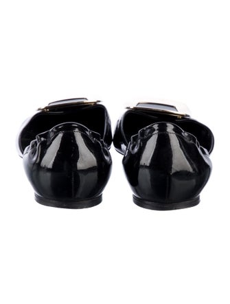 Roger Vivier Patent Leather D'Orsay Flats
