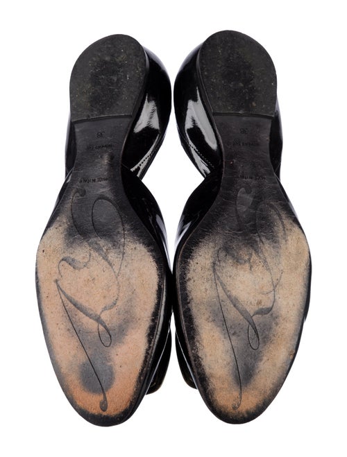 Roger Vivier Patent Leather D'Orsay Flats