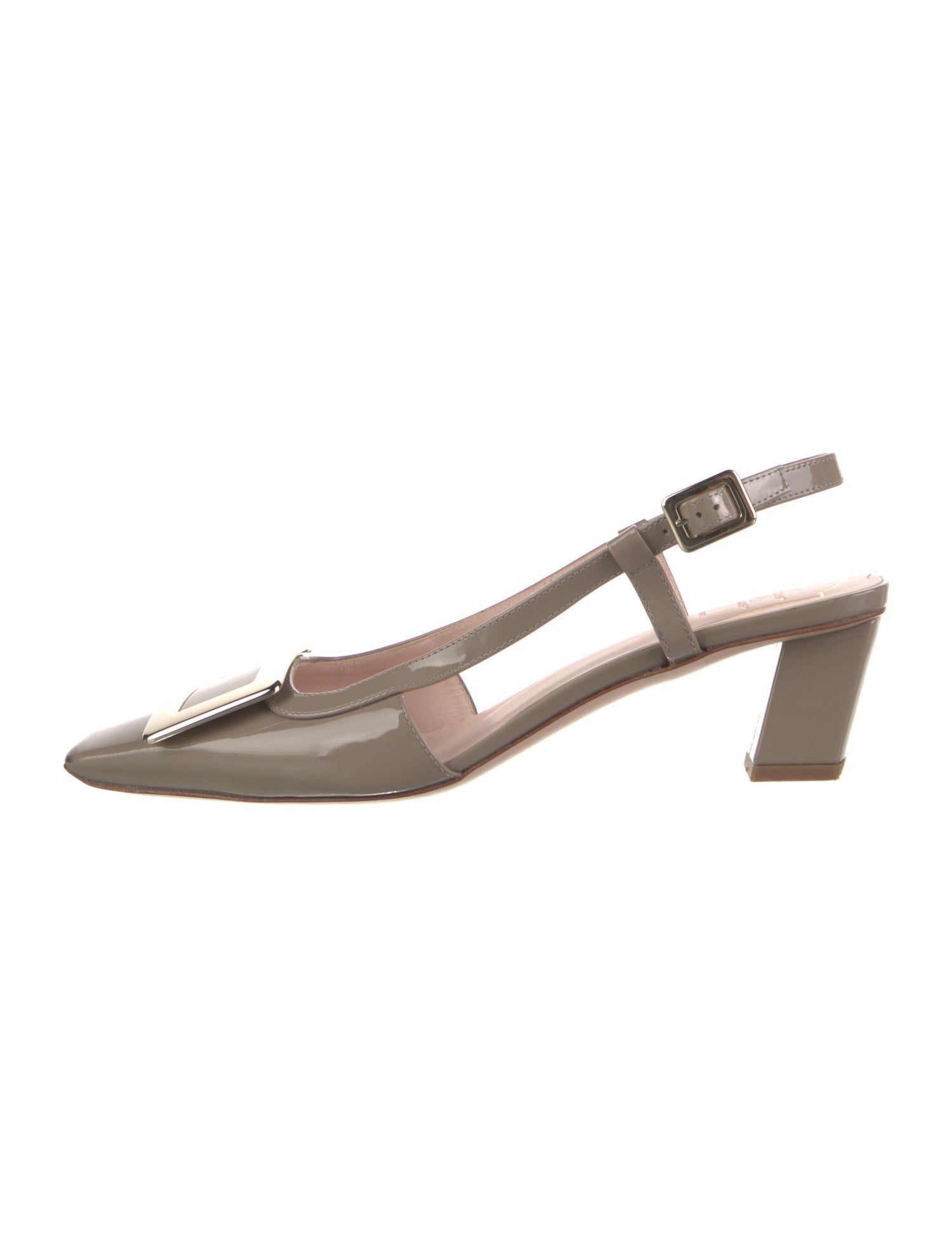 Roger Vivier Leather Slingback Pumps