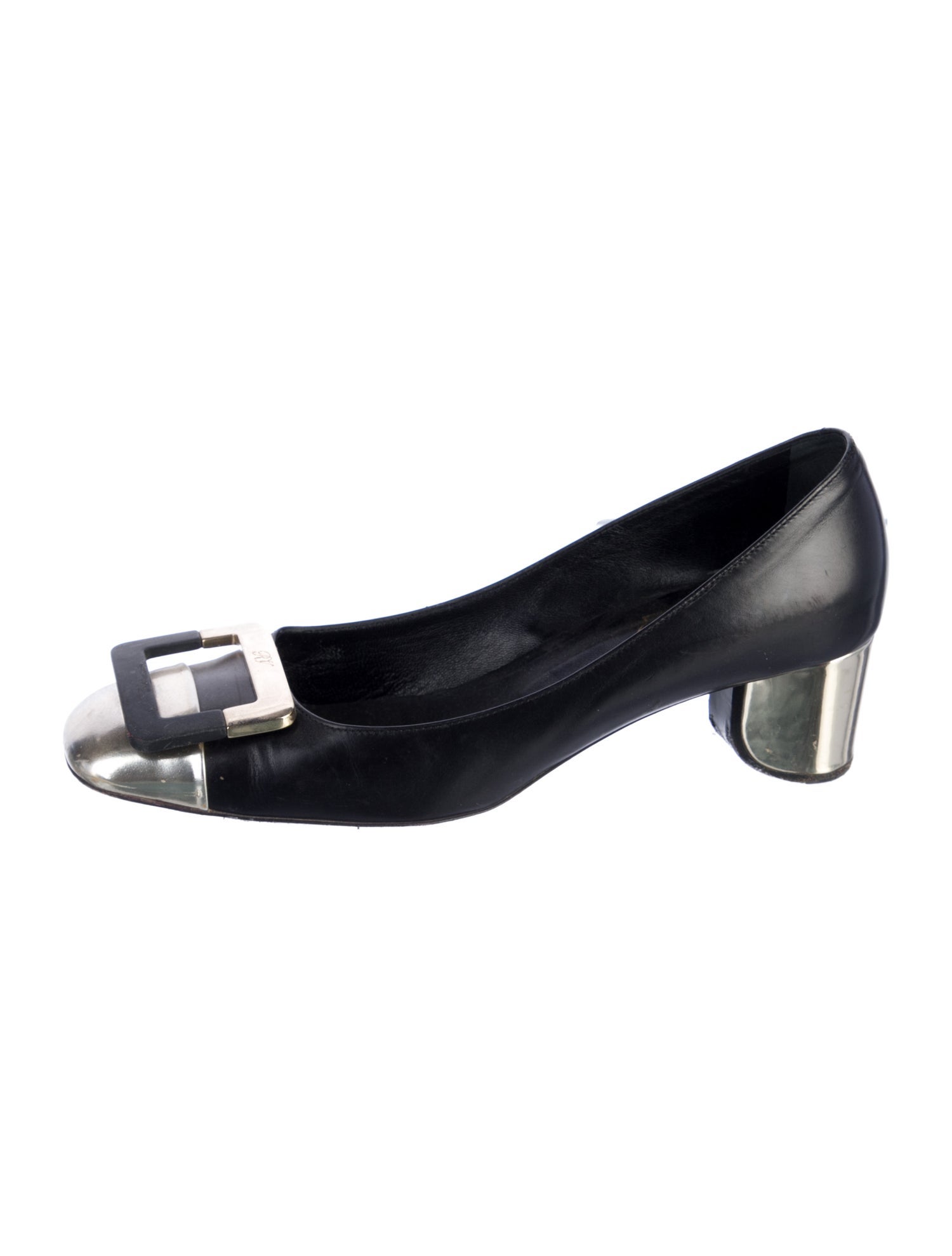 Roger Vivier Leather Flats