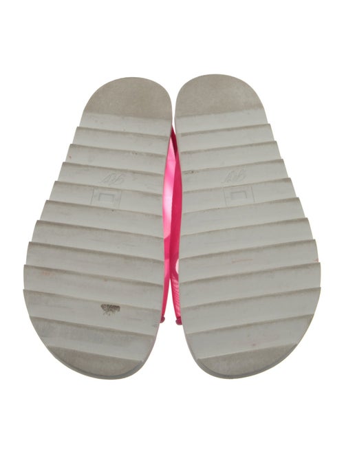 Roger Vivier Leather Crystal Embellishments Slides