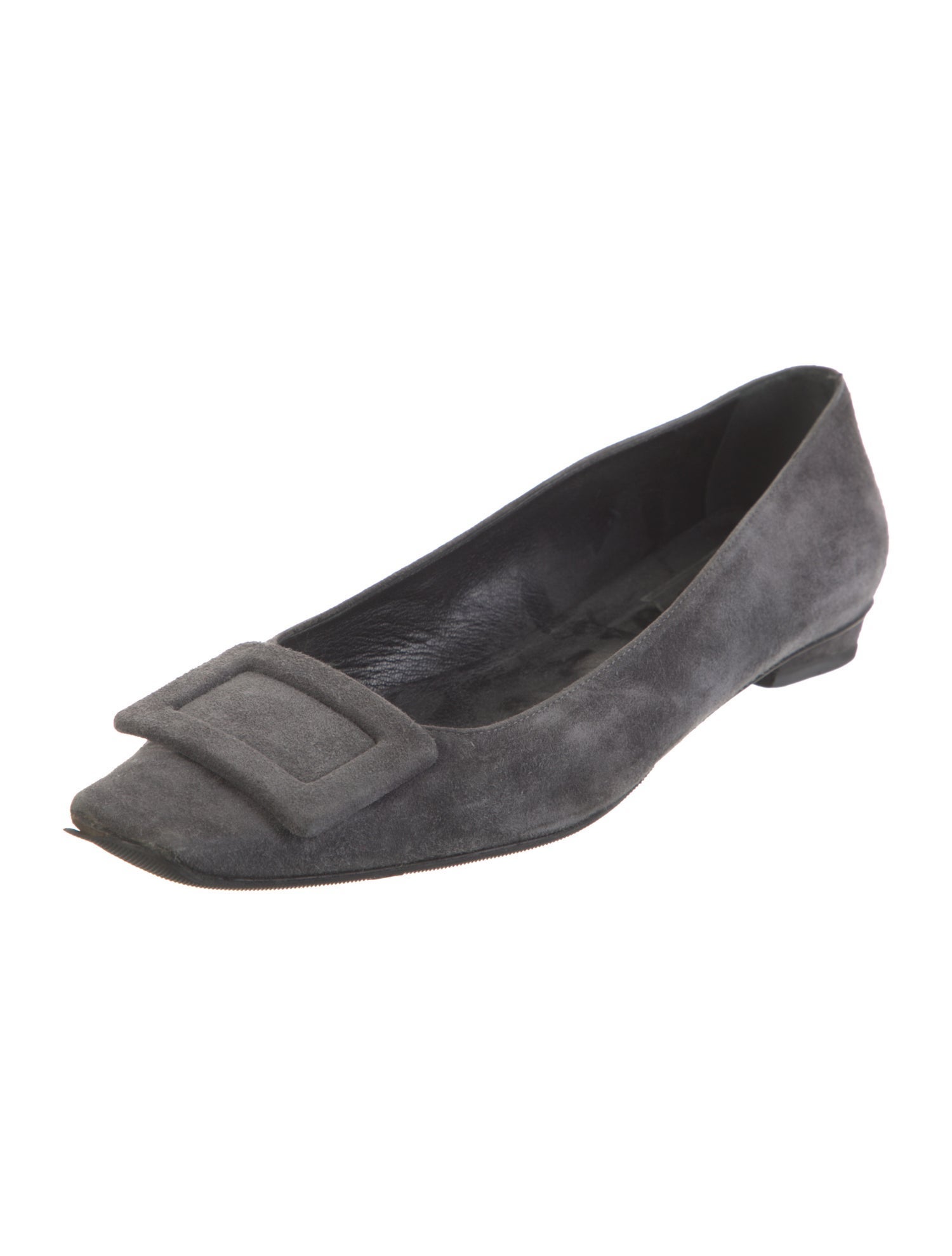 Roger Vivier Suede Flats