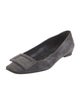 Roger Vivier Suede Flats