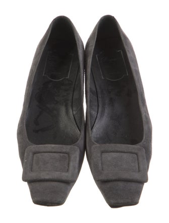 Roger Vivier Suede Flats