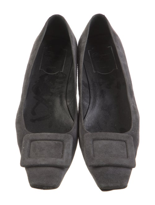 Roger Vivier Suede Flats