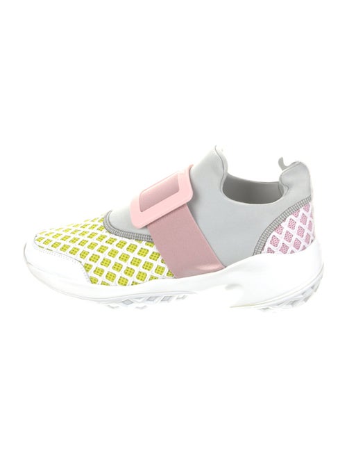 Roger Vivier Colorblock Pattern Athletic Sneakers