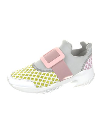 Roger Vivier Colorblock Pattern Athletic Sneakers