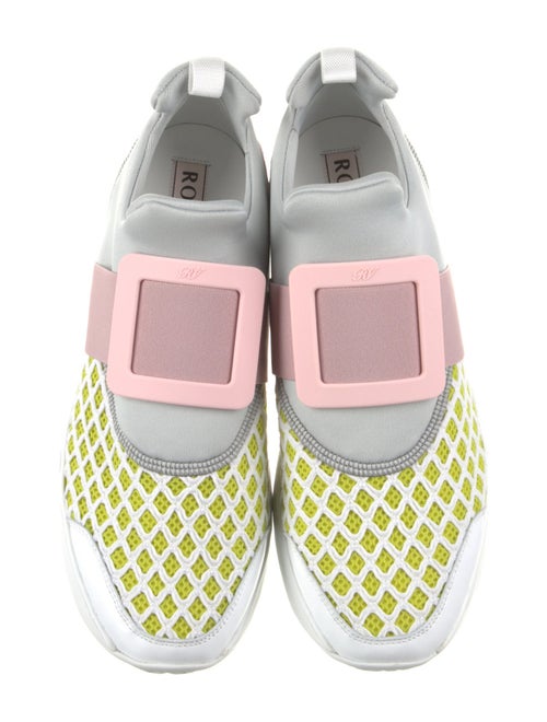 Roger Vivier Colorblock Pattern Athletic Sneakers