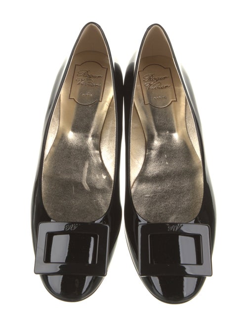 Roger Vivier Patent Leather Ballet Flats
