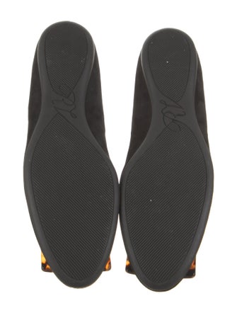 Roger Vivier Suede Flats