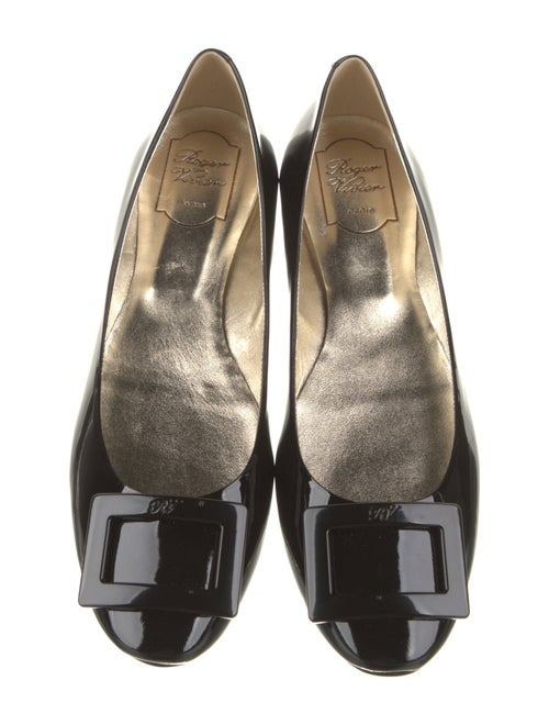 Roger Vivier Patent Leather Ballet Flats