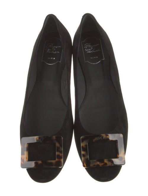 Roger Vivier Suede Flats