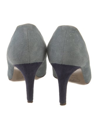 Roger Vivier Suede Printed Pumps