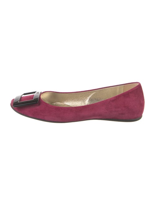 Roger Vivier Suede Ballet Flats