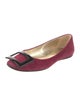 Roger Vivier Suede Ballet Flats