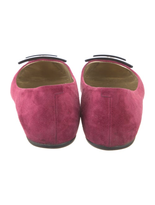 Roger Vivier Suede Ballet Flats
