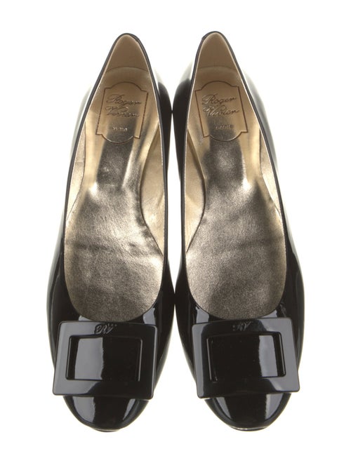 Roger Vivier Patent Leather Ballet Flats
