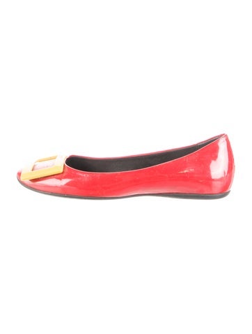Roger Vivier Flats Patent Leather Ballet IT 35.5 | 5.5