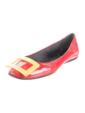 Roger Vivier Patent Leather Ballet Flats