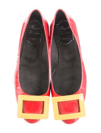 Roger Vivier Patent Leather Ballet Flats