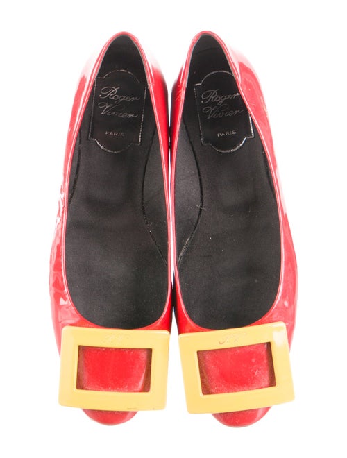 Roger Vivier Patent Leather Ballet Flats