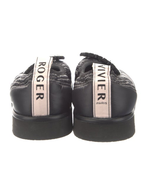 Roger Vivier Nylon Crystal Embellishments Loafers