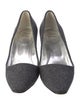 Roger Vivier Suede Crystal Embellishments Pumps