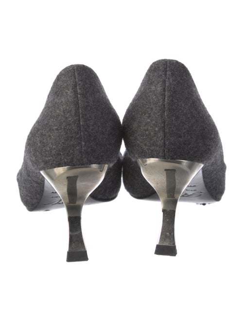 Roger Vivier Suede Crystal Embellishments Pumps