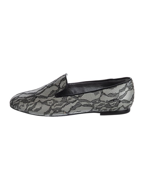 Roger Vivier Printed Mesh Accents Loafers