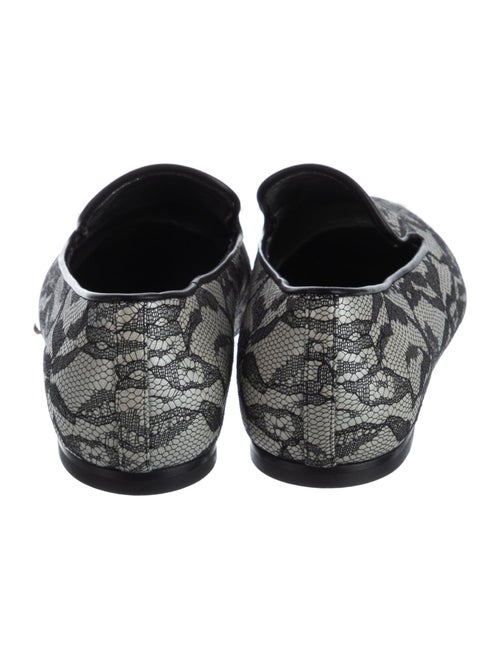 Roger Vivier Printed Mesh Accents Loafers