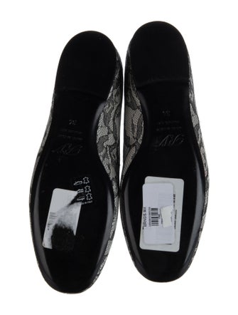 Roger Vivier Printed Mesh Accents Loafers