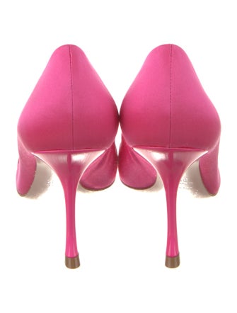 Roger Vivier Satin Bow Accents Pumps