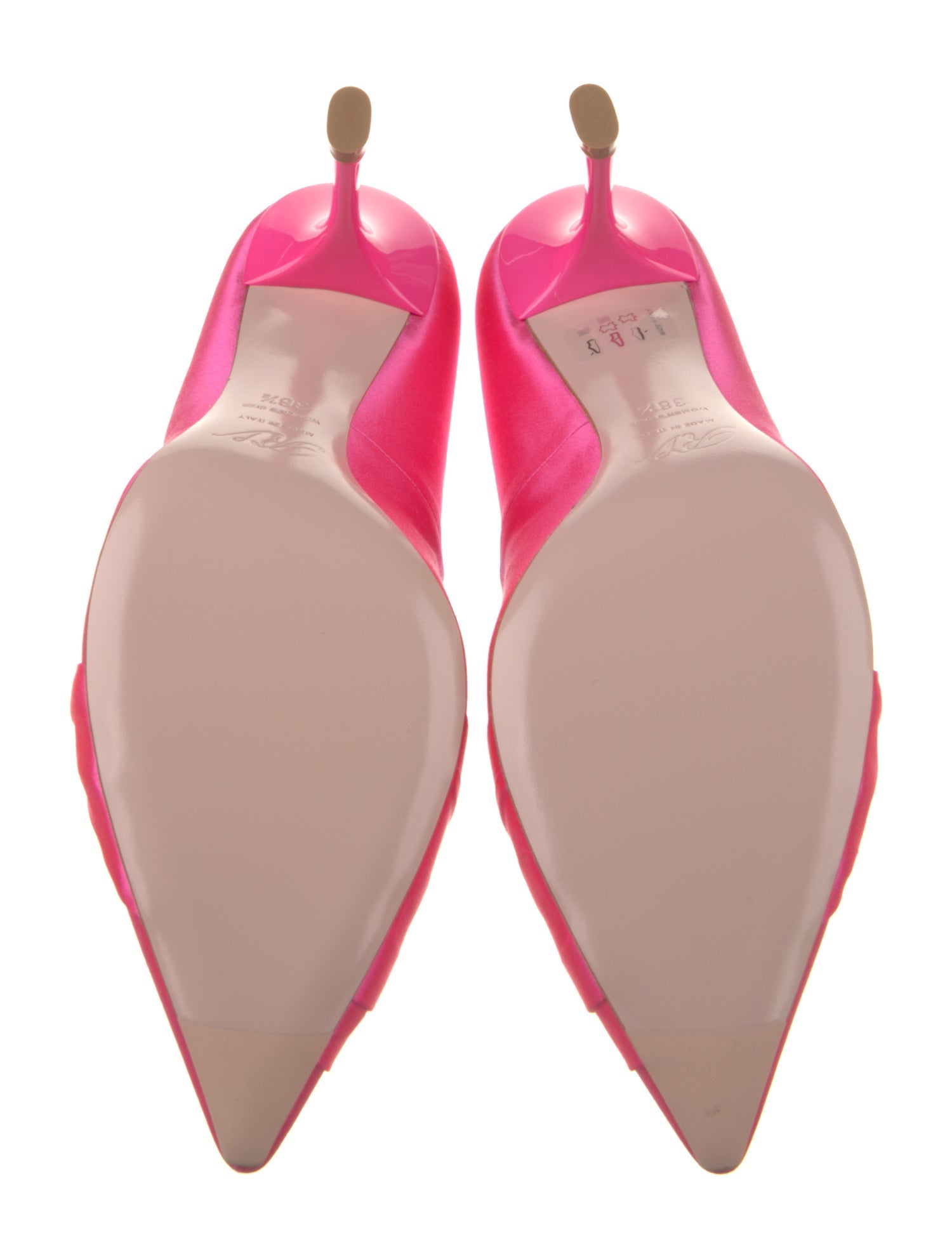 Roger Vivier Satin Bow Accents Pumps