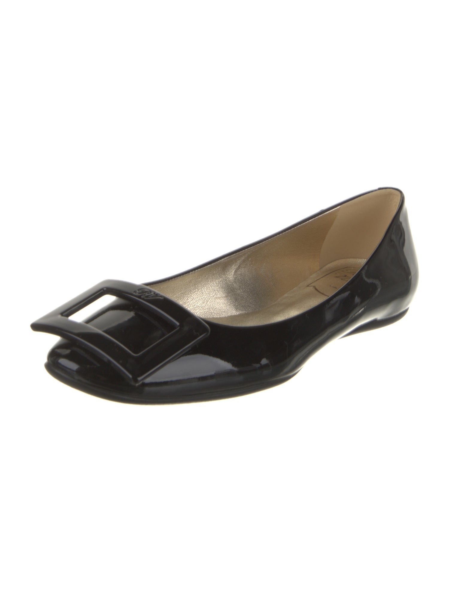Roger Vivier Patent Leather Flats
