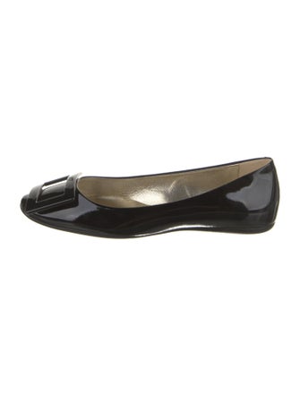 Roger Vivier Patent Leather Ballet Flats
