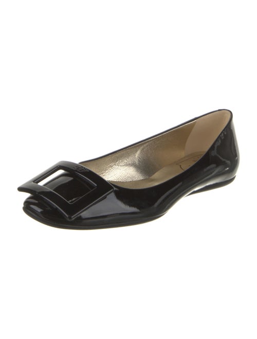 Roger Vivier Patent Leather Ballet Flats