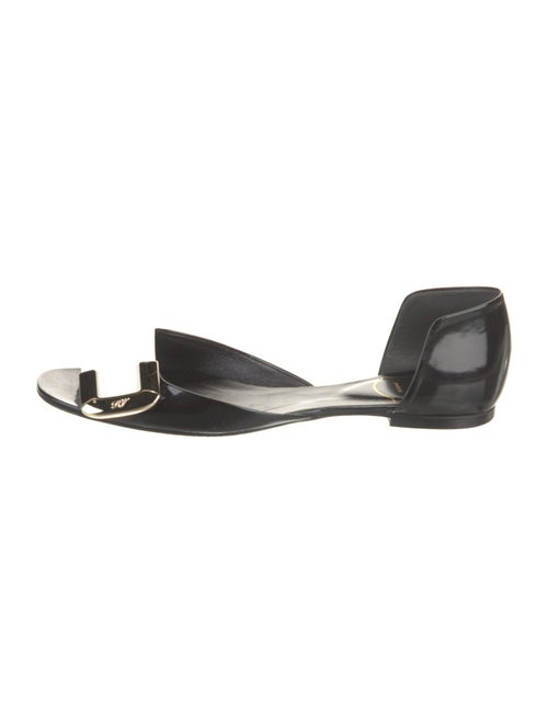 Roger Vivier Patent Leather Slides