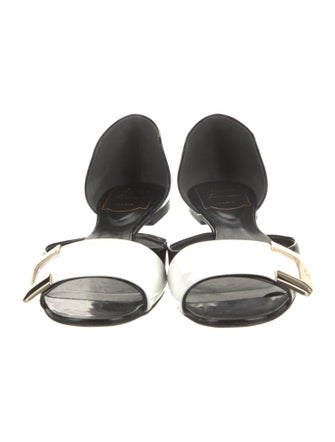 Roger Vivier Patent Leather Slides