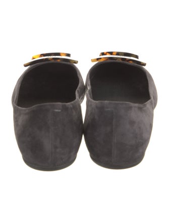 Roger Vivier Suede Flats