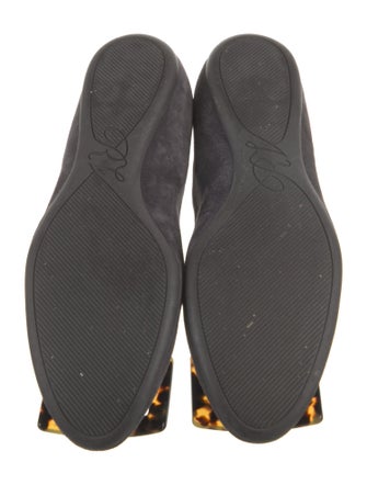 Roger Vivier Suede Flats