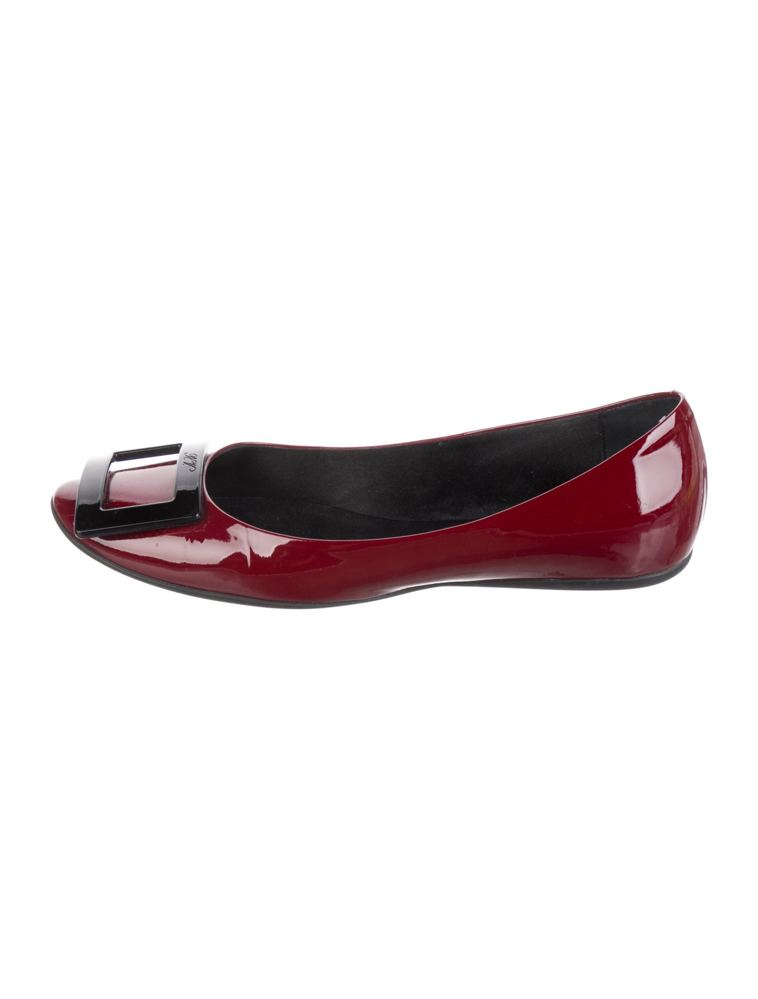 Roger Vivier Patent Leather Flats