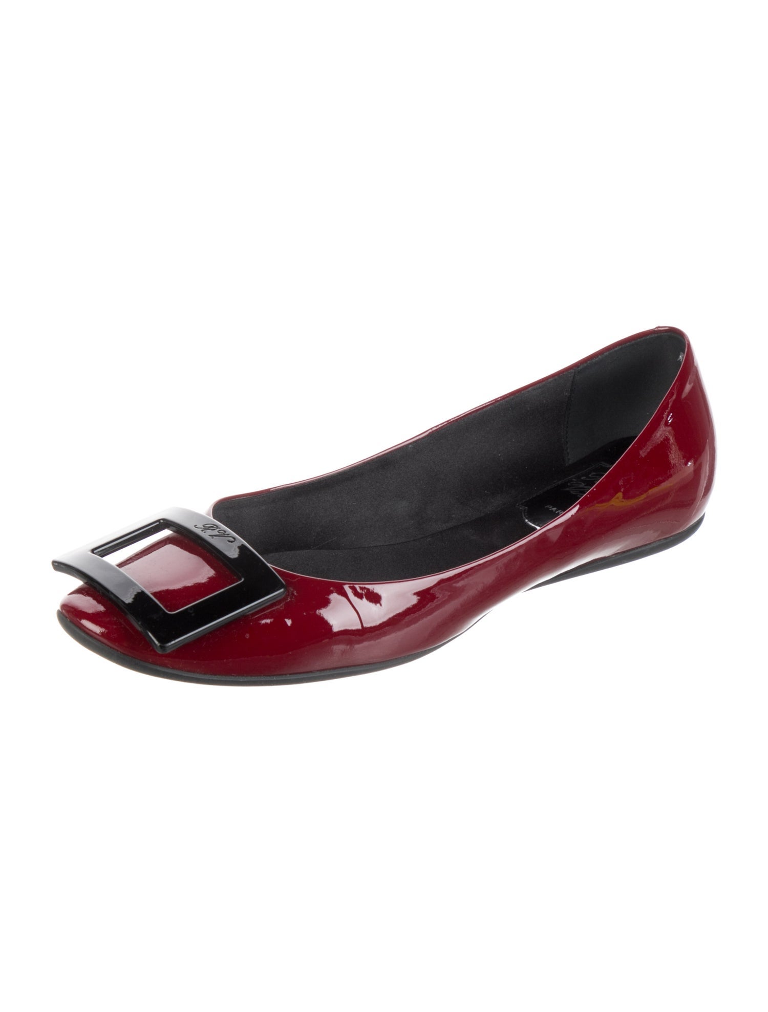 Roger Vivier Patent Leather Flats