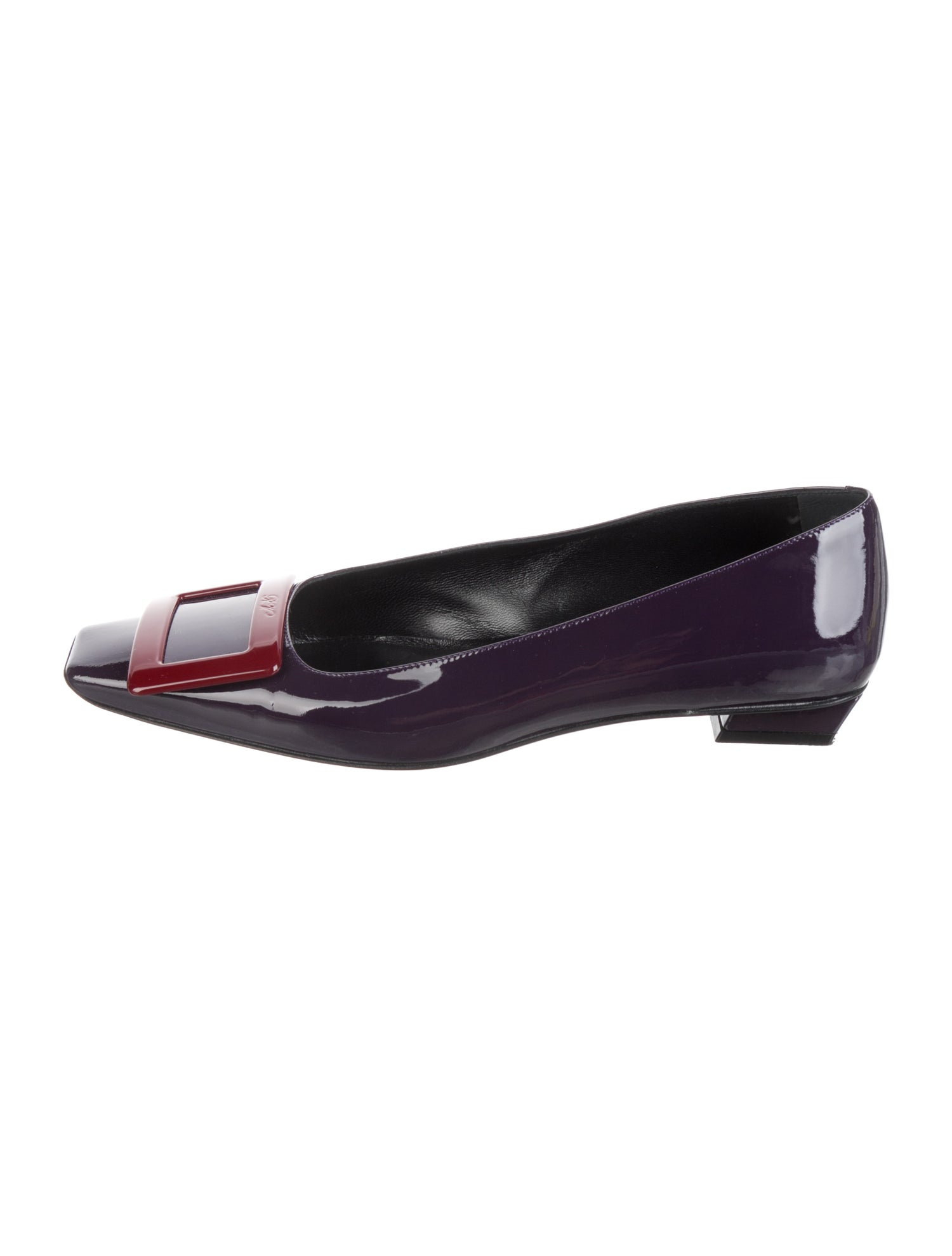 Roger Vivier Patent Leather Flats
