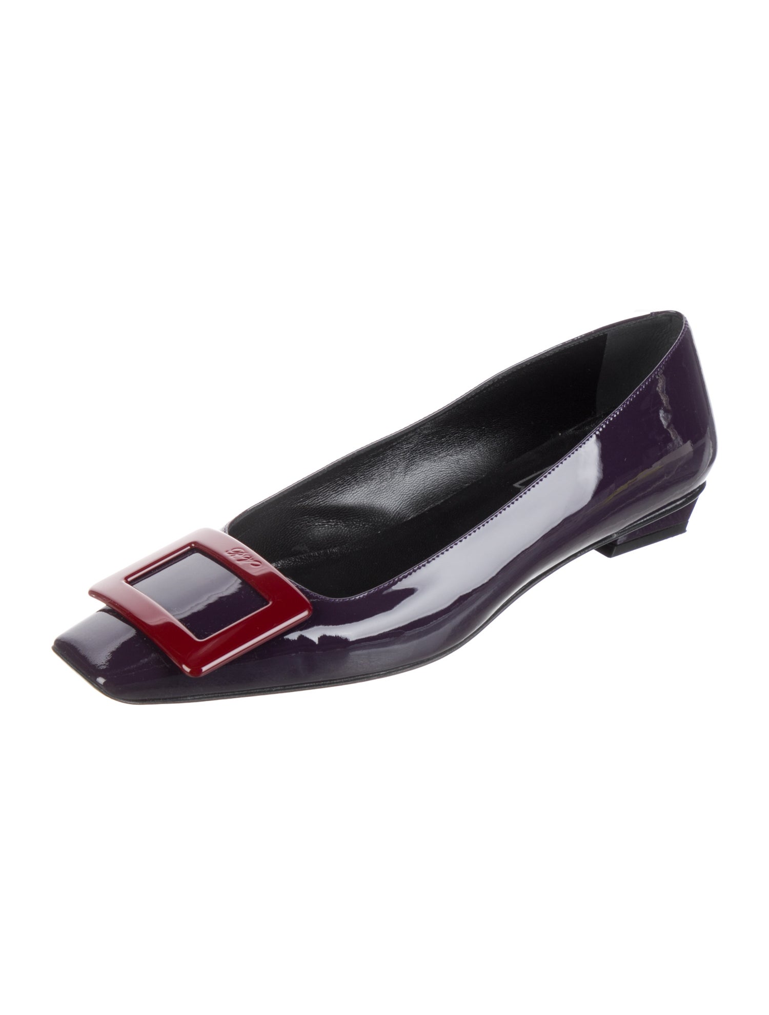 Roger Vivier Patent Leather Flats