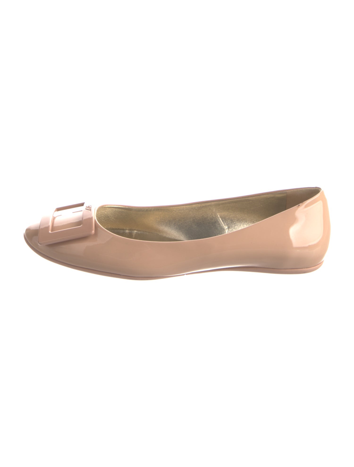 Roger Vivier Patent Leather Ballet Flats